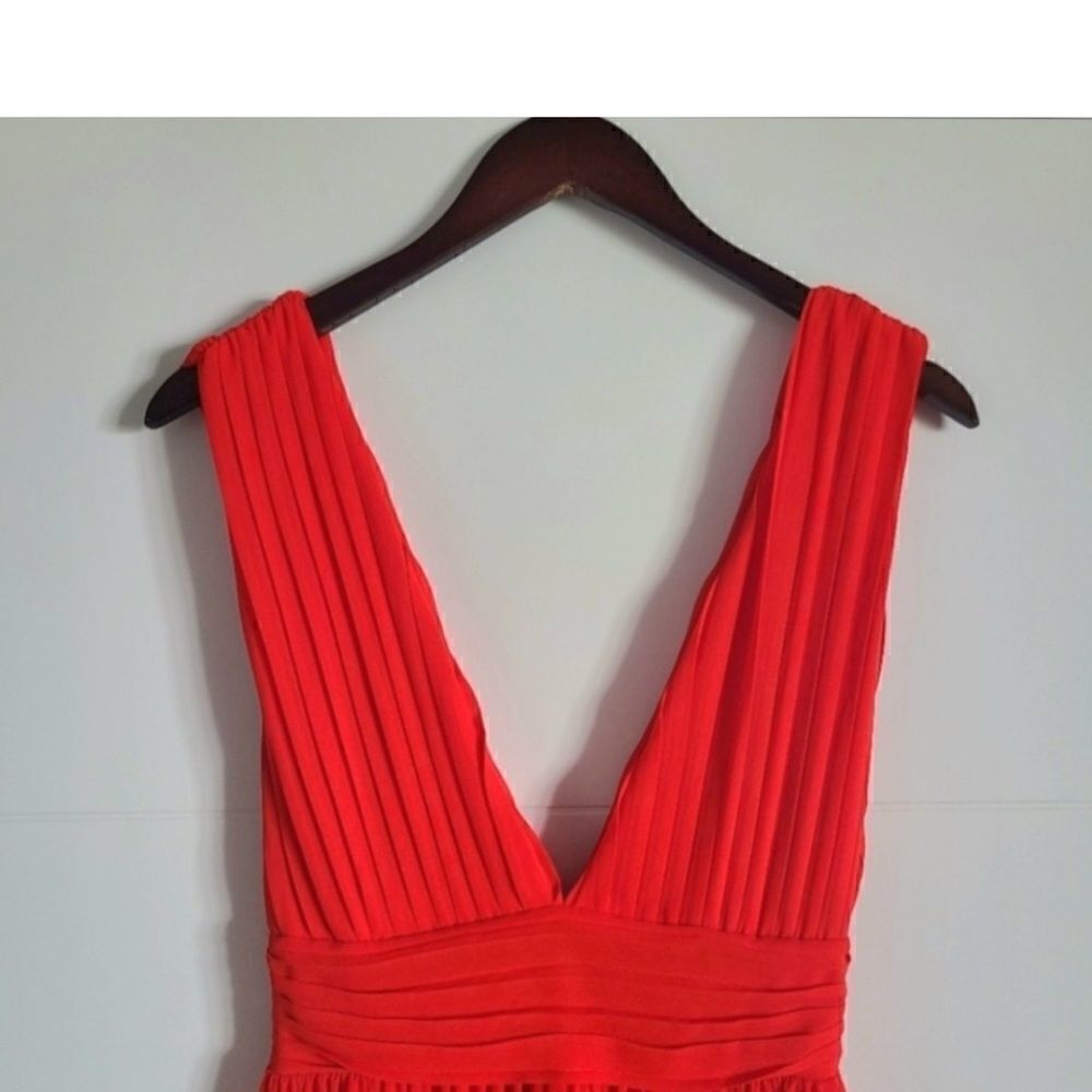 Love X Design Athen Plunging V-Neck Maxi Dress, Red, NWT - Picture 6 of 13